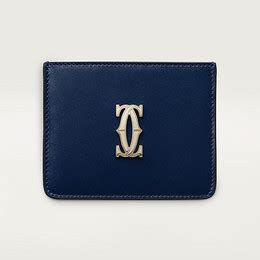 cartier blue card holder